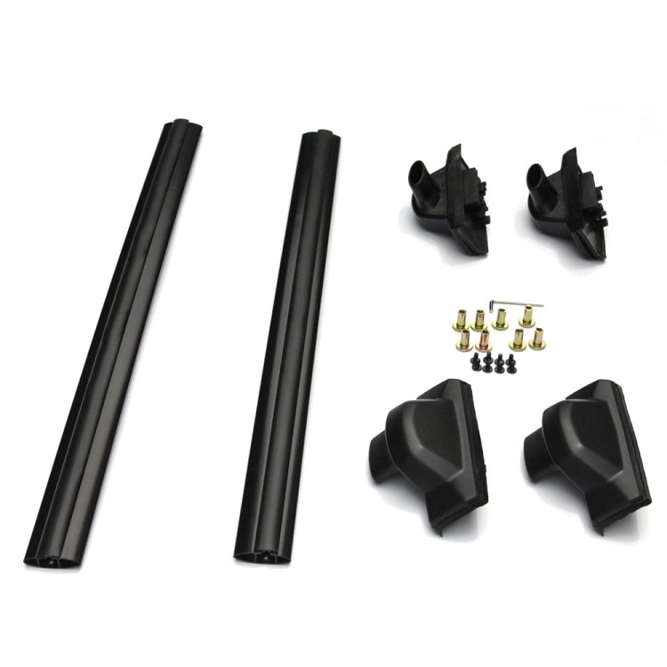 [US Warehouse] 2 PCS Car Roof Rack Cross Luggage Box Travel Luggage Holder for Honda CRV 2007-2011