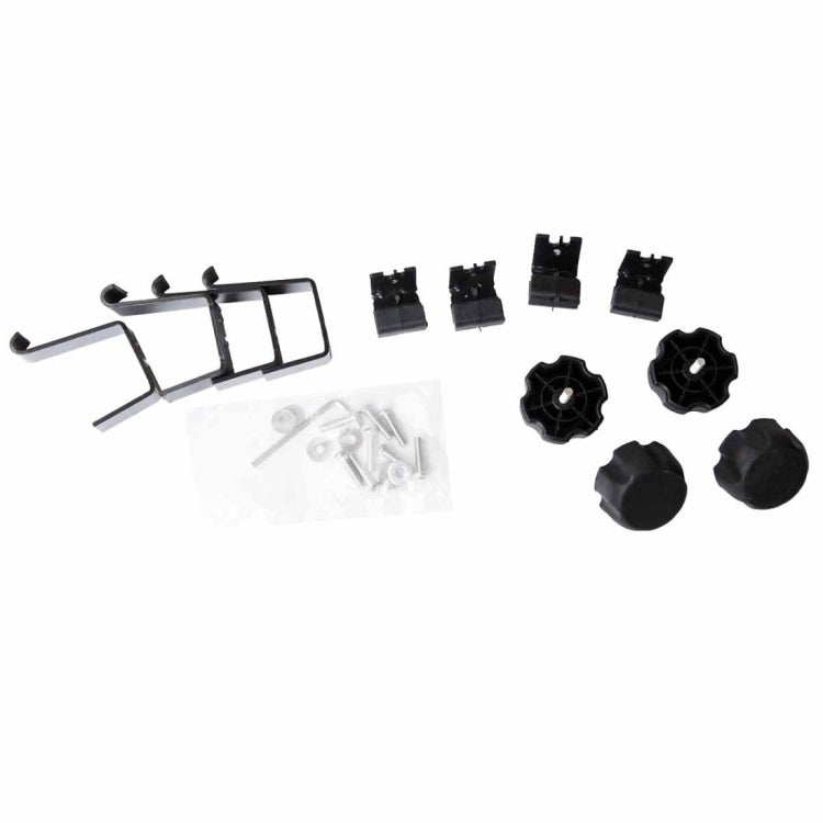 [US Warehouse] 2 PCS Car Roof Rack Cross Luggage Box Travel Luggage Holder for 2003-2009 Hummer H2