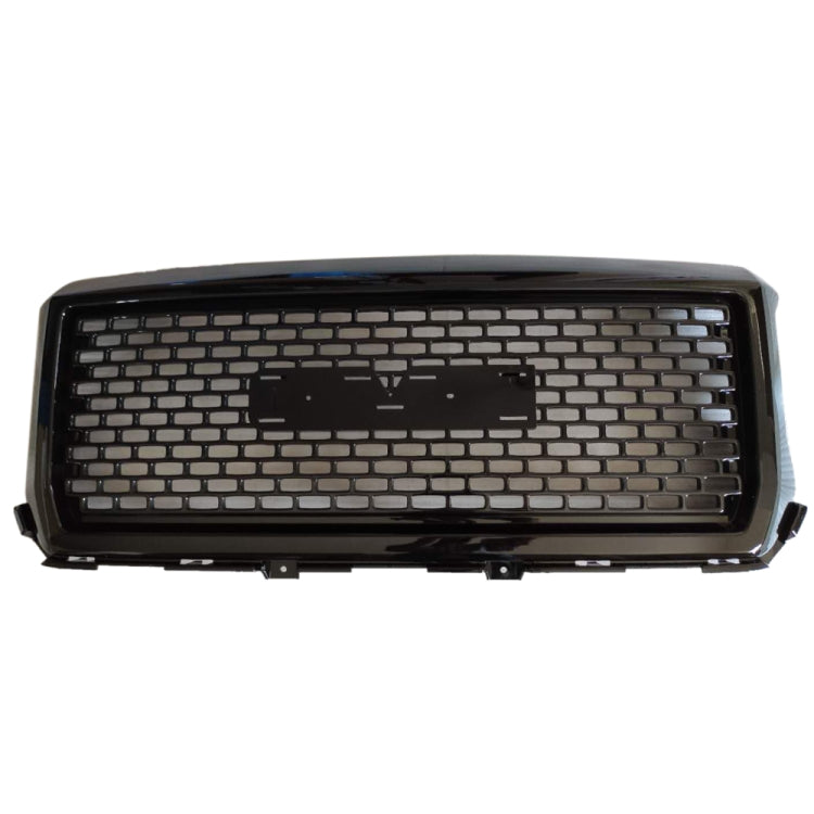 [US Warehouse] Car ABS Chrome Front Bumper Hood Mesh Grille for 2014-2015 GMC Sierra 1500 Denali Style