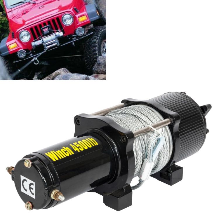 [US Warehouse] Truck SUV 4500LBS / 12V Electric Recovery Winch