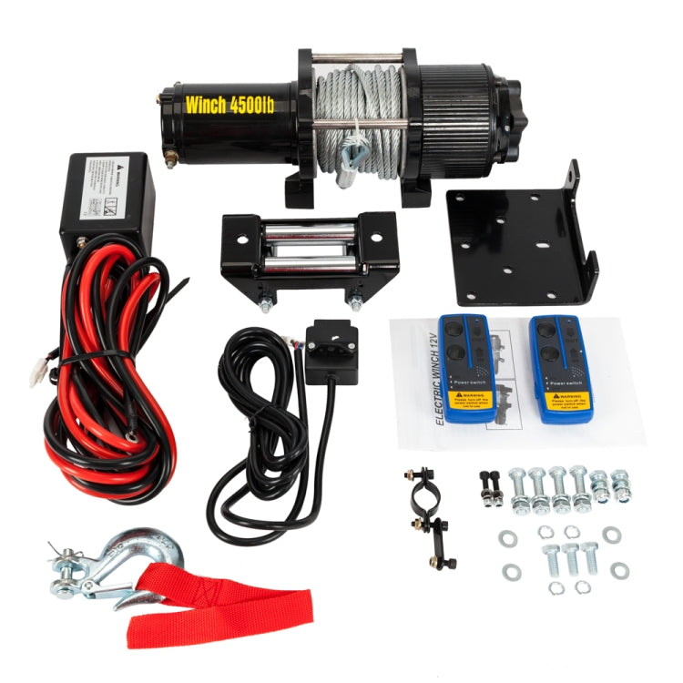 [US Warehouse] Truck SUV 4500LBS / 12V Electric Recovery Winch