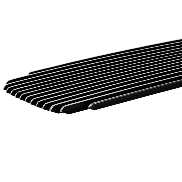 [US Warehouse] Polished Aluminum Car Main Upper Grille and Lower Bumper Billet Grille for 2004-2007 Nissan Titan/ Armada