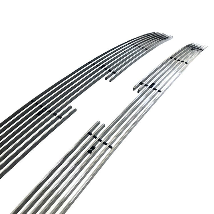 [US Warehouse] 2 PCS Car 4mm Horizontal Overlay Billet Grilles  for 2007-2013 Chevrolet Silverado 1500