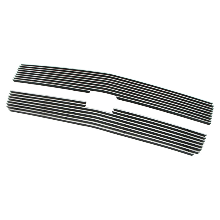 [US Warehouse] 2 PCS Car Aluminum Front Grilles for 2003-2005 Chevrolet Silverado LD