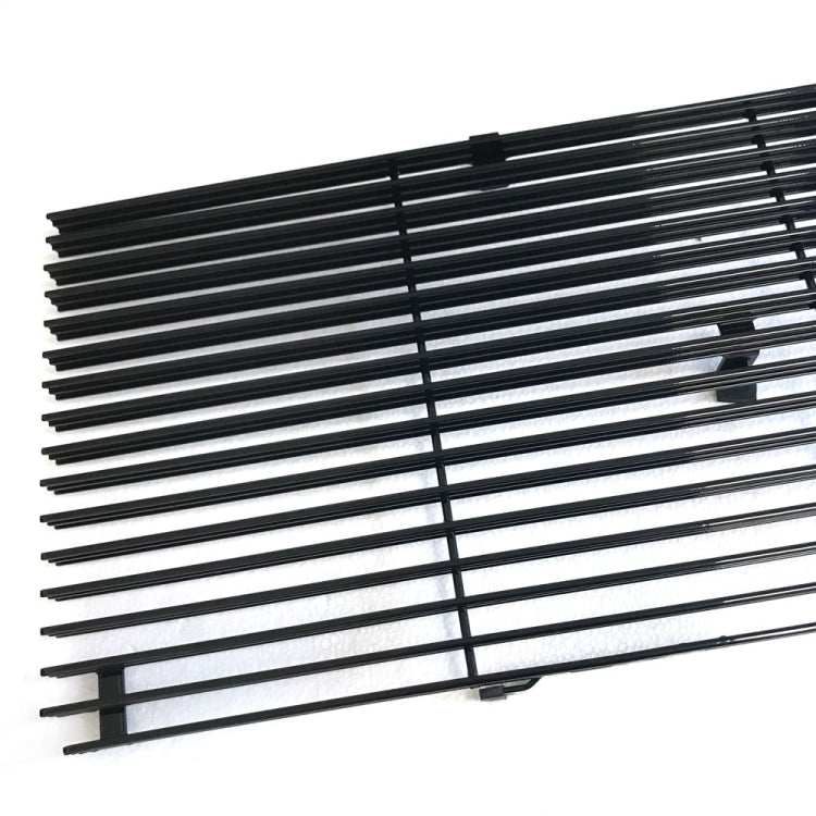 [US Warehouse] Main Upper Black Powder Coated Aluminum Car Grille for Chevrolet Van Suburban C10 C20 K10 K20 K5