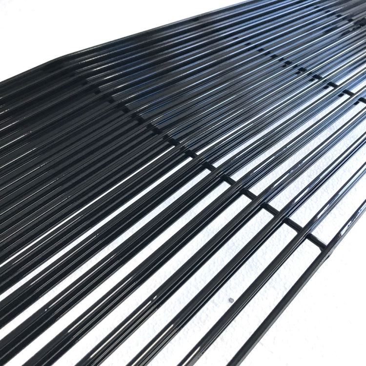 [US Warehouse] Main Upper Black Powder Coated Aluminum Car Grille for Chevrolet Van Suburban C10 C20 K10 K20 K5