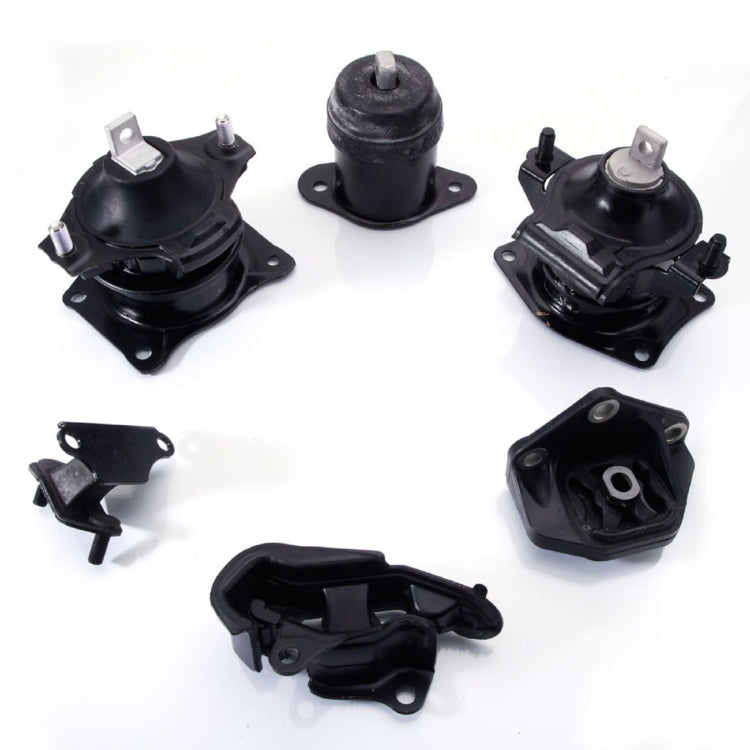 [US Warehouse] 6 PCS Car Engine Motor Mount 3L Chassis Fittings Set for Honda Accord / Acura 2003-2007 A4526HY A4527HY A4517 A4544 A4524 A4525