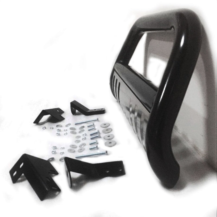 [US Warehouse] Car Stainless Steel Front Bumper Grille Guard for Toyota Tacoma 2005-2015, Black Silver