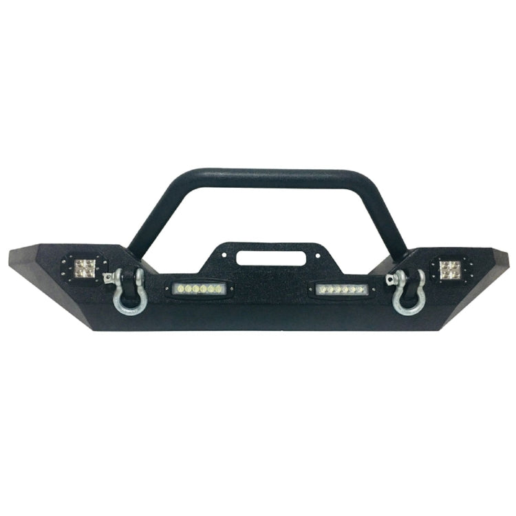 [US Warehouse] Car Steel Front Bumper Grille Guard for Jeep Wrangler JK 2007-2018