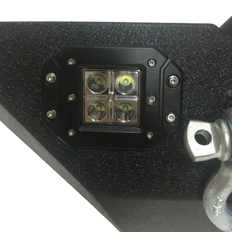 [US Warehouse] Car Steel Front Bumper Grille Guard for Jeep Wrangler JK 2007-2018