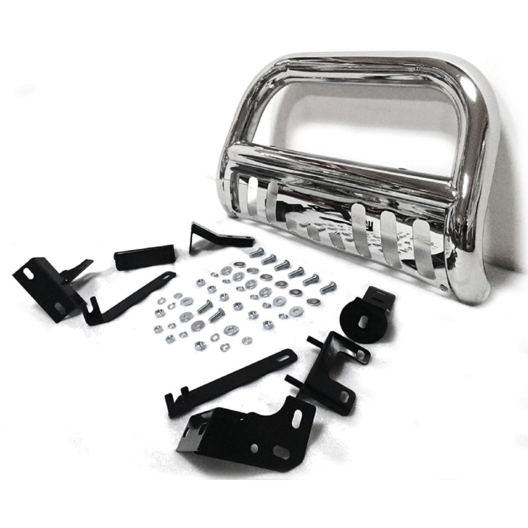 [US Warehouse] Car Heavy Duty Steel Front Bumper Grille Guard for Dodge Ram 1500 2009-2018 Chrome