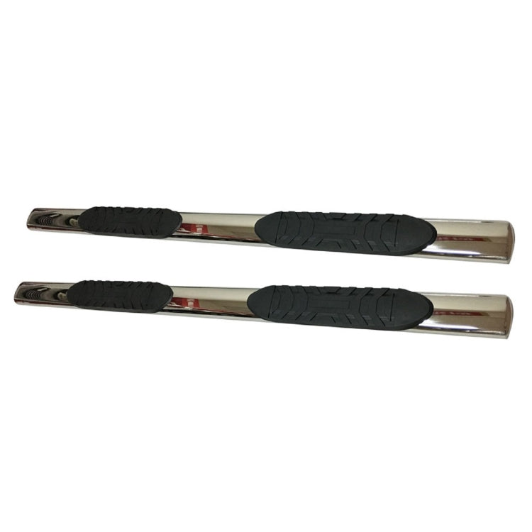 [US Warehouse] 2 PCS Exterior Safe Stainless Steel Pedals Pads for Chevrolet Silverado 1500 2500 3500 Crew Cab 2007-2018