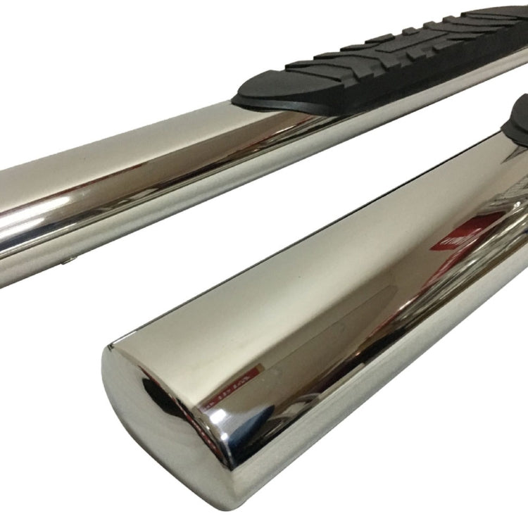 [US Warehouse] 2 PCS Exterior Safe Stainless Steel Pedals Pads for Chevrolet Silverado 1500 2500 3500 Crew Cab 2007-2018