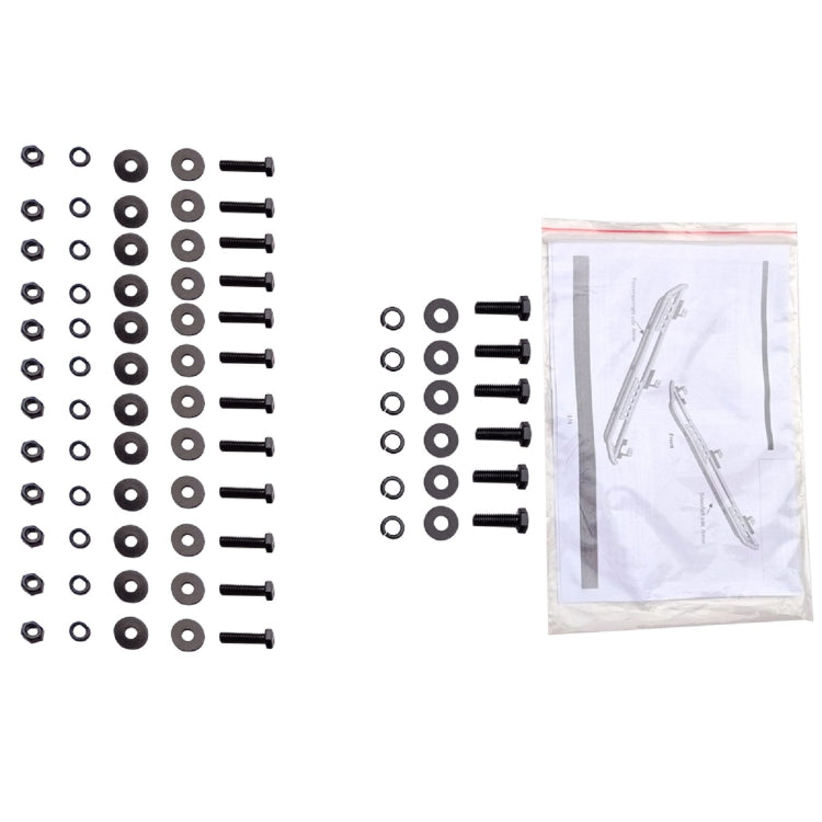 [US Warehouse] 2 PCS Exterior Safe Steel Pedals Pads for Jeep Wrangler JL 4 Doors 2018-2019