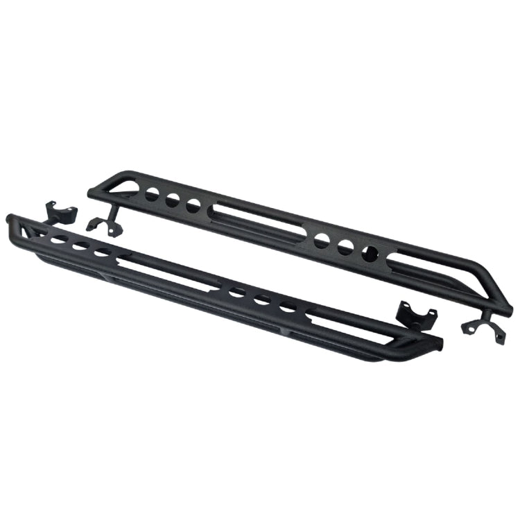 [US Warehouse] 2 PCS Exterior Safe Steel Pedals Pads for Jeep Wrangler JK 4 Doors 2007-2018