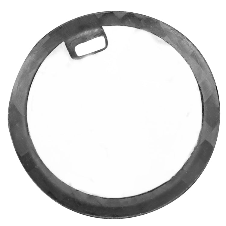 Car Carbon Fiber Engine Start Button Decorative Cover Trim for Ford Mustang 2015-2019