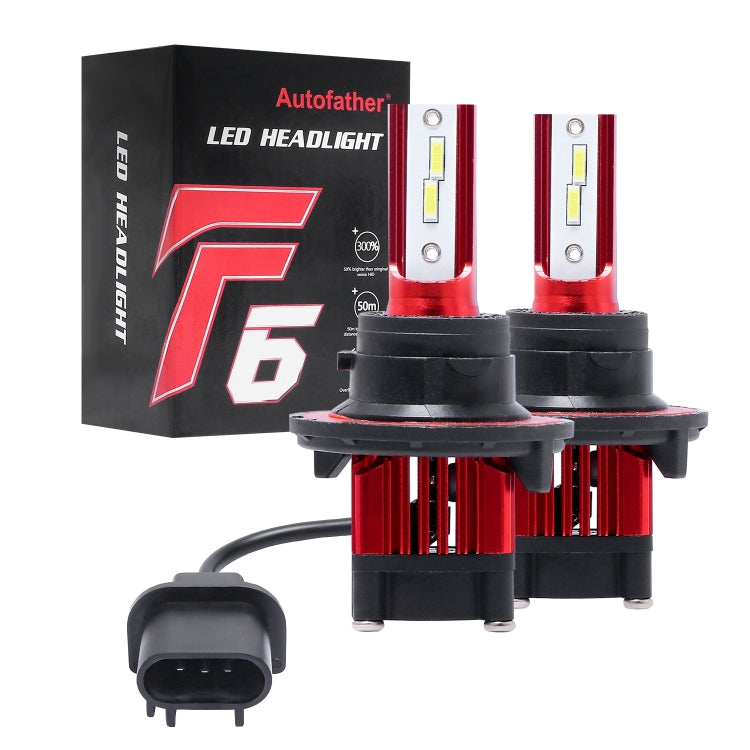 2 PCS F6 H13 DC9-32V 26W 6500K 3000LM Car / Motorcycle LED Headlight Lamps / Fog Light