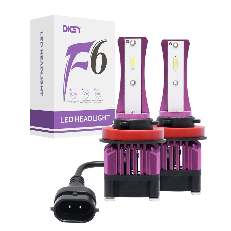 2 PCS F6 H8 / H9 / H11 DC9-32V 26W 6500K 3000LM Car / Motorcycle LED Headlight Lamps / Fog Light