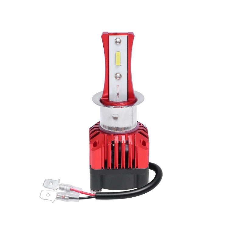 2 PCS F6 H3 DC9-32V 26W 6500K 3000LM Car / Motorcycle LED Headlight Lamps / Fog Light