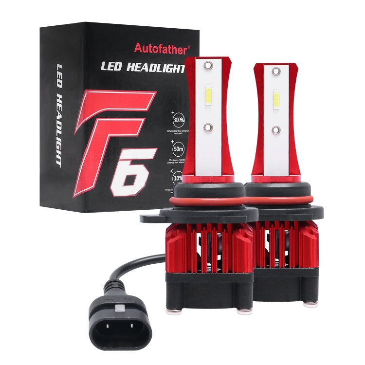 2 PCS F6 9012 DC9-32V 26W 6500K 3000LM Car / Motorcycle LED Headlight Lamps / Fog Light