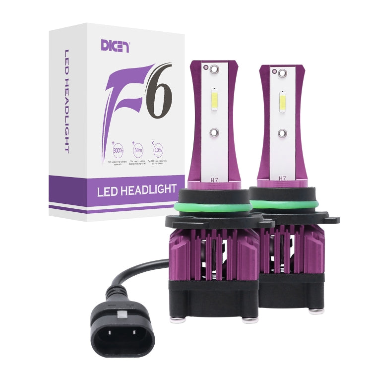 2 PCS F6 9006 DC9-32V 26W 6500K 3000LM Car / Motorcycle LED Headlight Lamps / Fog Light