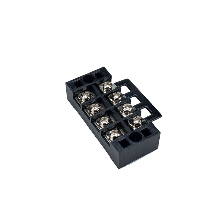 5 PCS Car 4-way 25A TB-2504 Dual Row Power Terminal Connector + 4-position Connection Strip with Cover