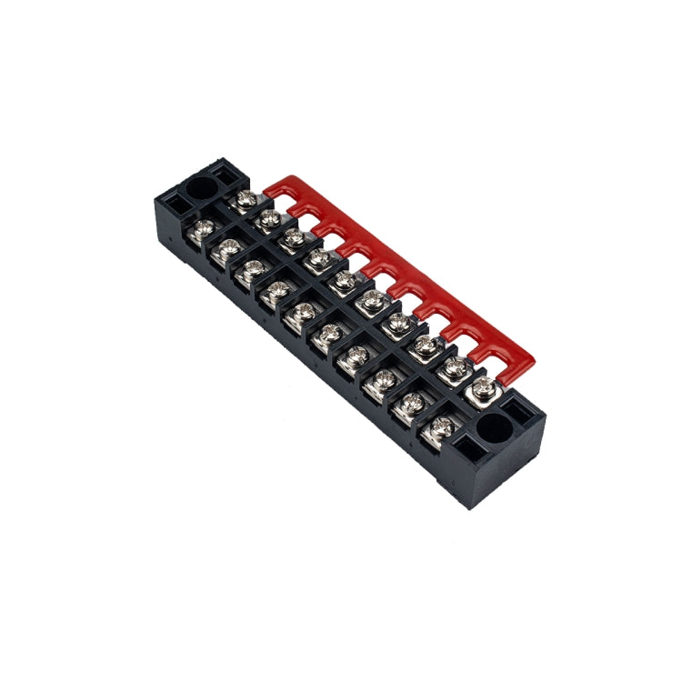 5 PCS Car 10-way TB-1510 Dual Row Power Terminal Connector + 10-position Connection Strip with Cover