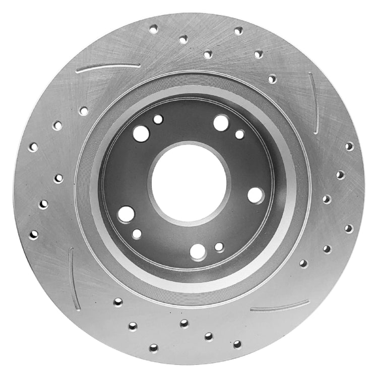 [US Warehouse] 2 PCS Streaking Front Brake Disc Silver for BD126082 31315 / Acura TSX 2003 - 2008 / Honda Accord Coupe 2003 - 2004 V6