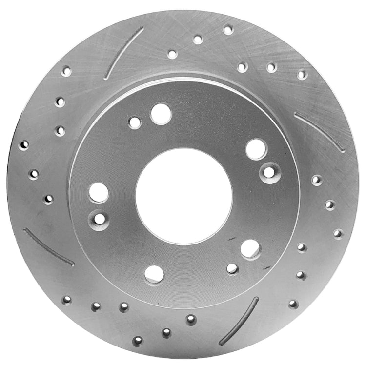 [US Warehouse] 2 PCS Streaking Front Brake Disc Silver for BD126082 31315 / Acura TSX 2003 - 2008 / Honda Accord Coupe 2003 - 2004 V6