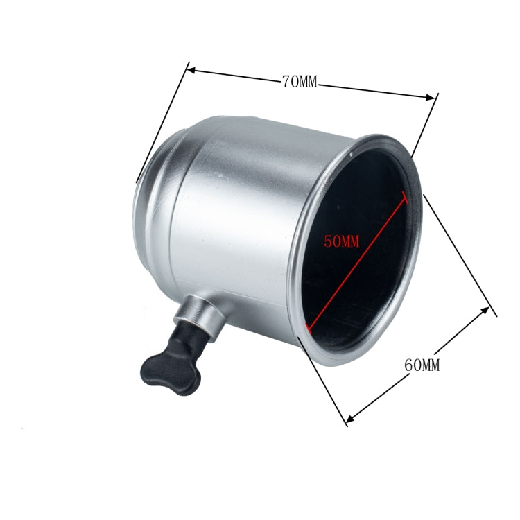 50mm Silver Plastic Car Truck Tow Ball Cover Cap Towing Hitch Trailer Towball Protection