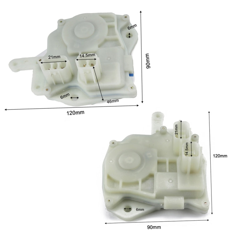 2 PCS Car Front  Door Lock Actuator 72155S84A11(L)+72115S5A003(R) for Honda Accord