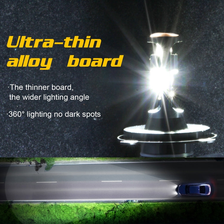 2 PCS I5 H4 DC9-30V 26W 6000K 2400LM IP67 Car High Bright LED Headlight Lamps