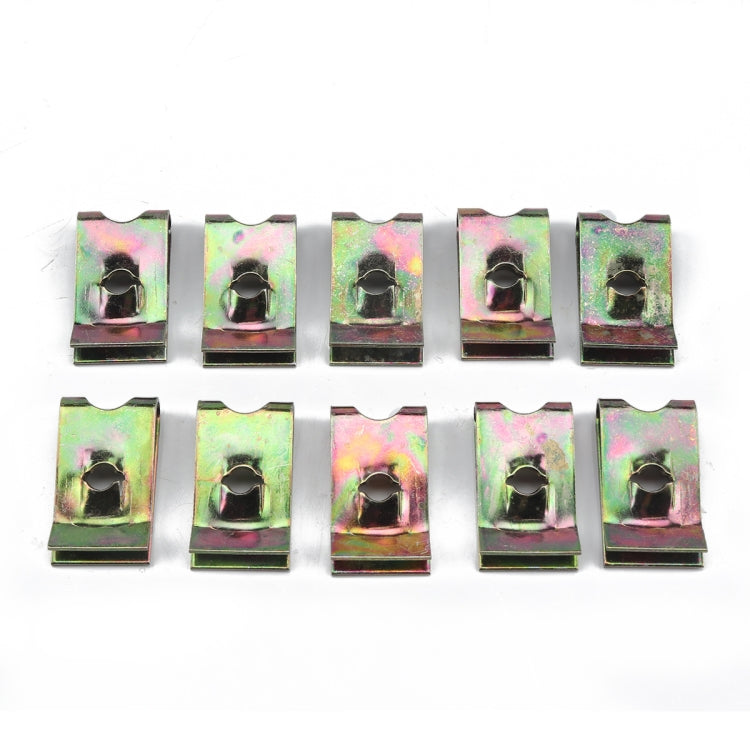 75 PCS U Nut Kit Spire Clips No.12 Zinc Speed Fasteners Lug Nuts