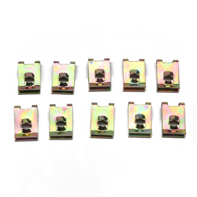 80 PCS U Nut Kit Spire Clips No.10 Zinc Speed Fasteners Lug Nuts