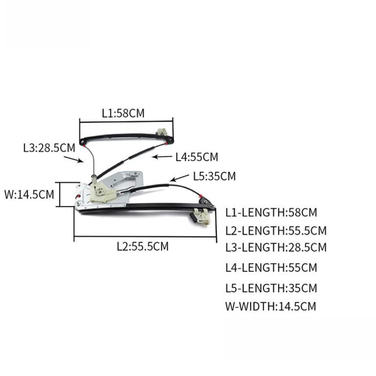 Car Front Left Glass Lift Power Window Regulator LH Driver Side + Toolkit 51338252393 for BMW 5 Series 525i