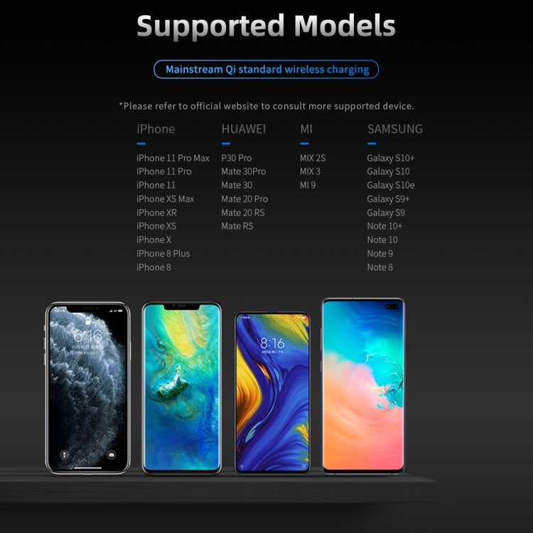 ROCK W25 Car Stand Wireless Fast Charger Air Outlet  Gravity Phone Bracket