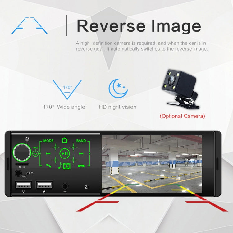 4.1 inch HD Touch Screen Car Bluetooth MP5 Player, Support Mirror Link & FM