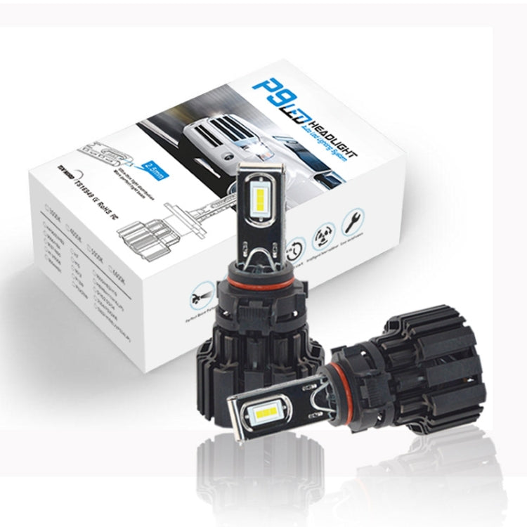 2 PCS P9 PSX24 DC11-30V 50W 6000K 6800LM Car LED Headlight Lamps