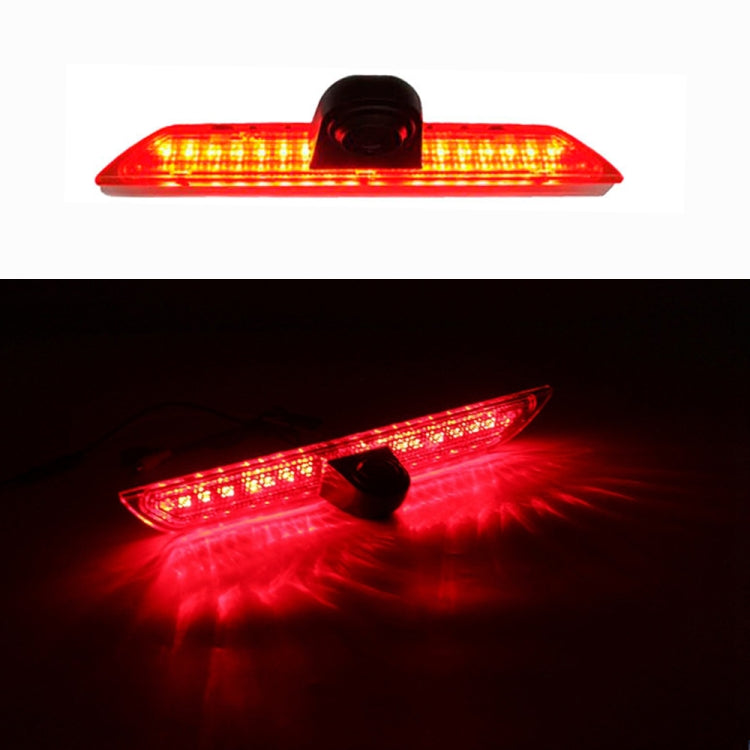 PZ461 Car Waterproof High Position Tail Light Brake Light View Camera + 7 inch Rearview Monitor for Mercedes Benz / Volkswagen