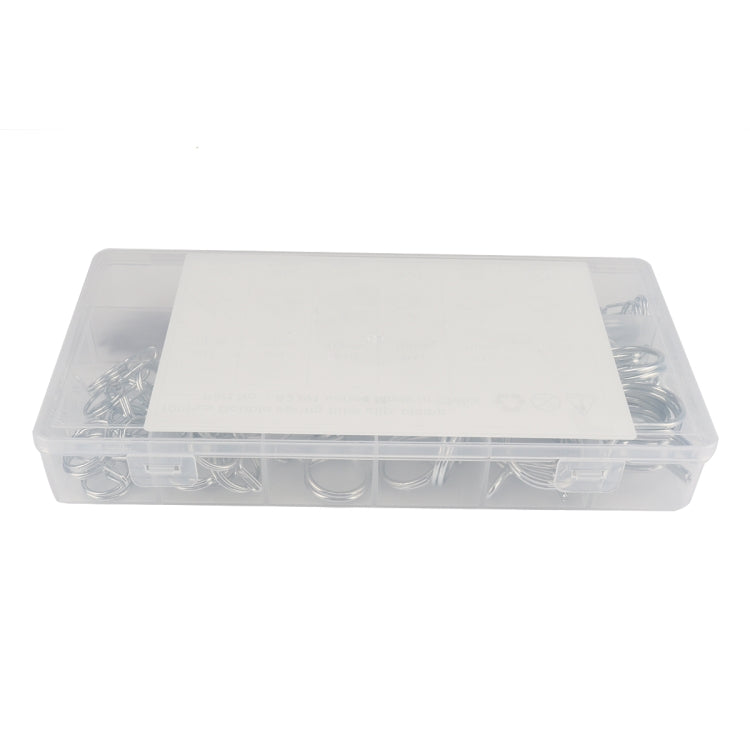 100 PCS Double Wire Spring Tube Clamp Water Pipe Clamps, Size: 7-24mm