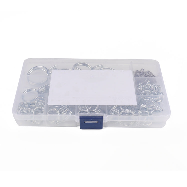 75 PCS Double Wire Spring Tube Clamp Water Pipe Clamps, Size: 6.0-22mm