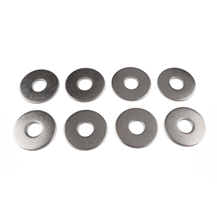 150 PCS Round Shape Stainless Steel Flat Washer Assorted Kit for Car / Boat / Home Appliance