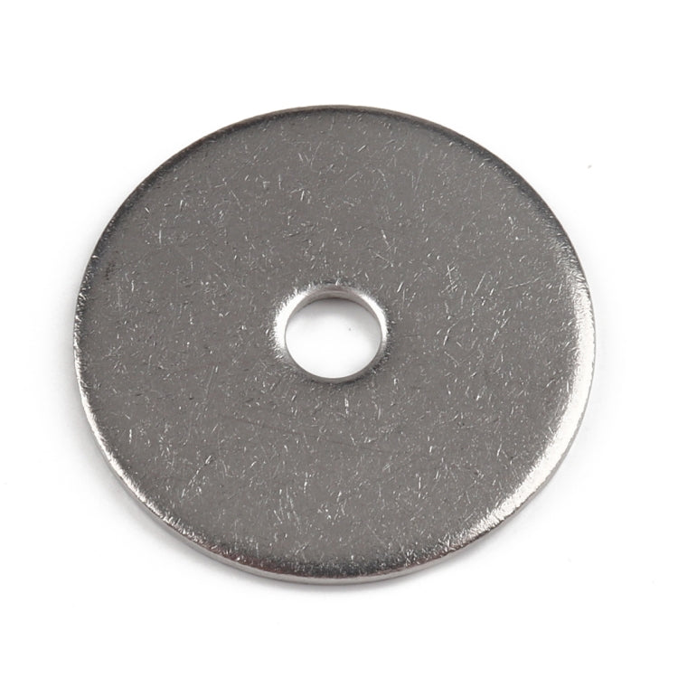 75 PCS Round Shape Stainless Steel Flat Washer Assorted Kit for Car / Boat / Home Appliance