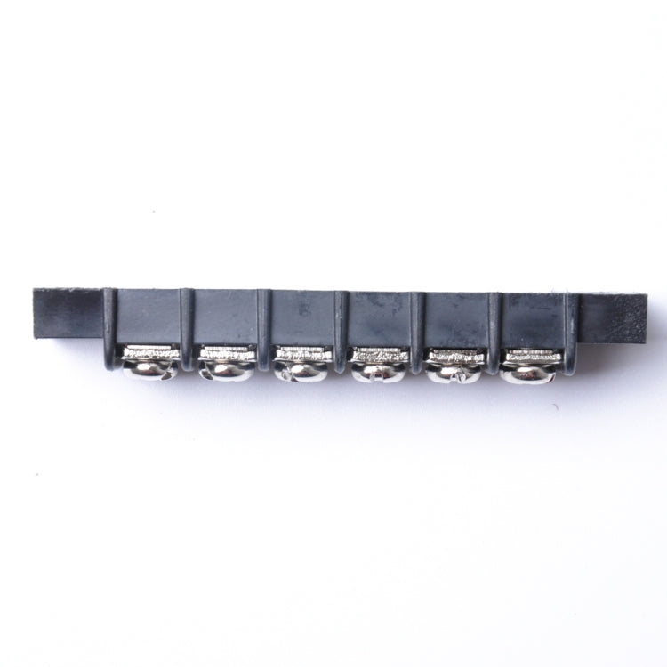 6 Position 450V 32A Double Row Terminal Block Screw Terminal Block