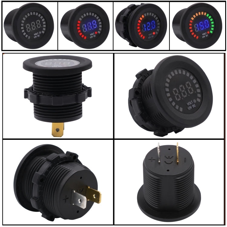 Universal Car 12V Color Screen Voltmeter
