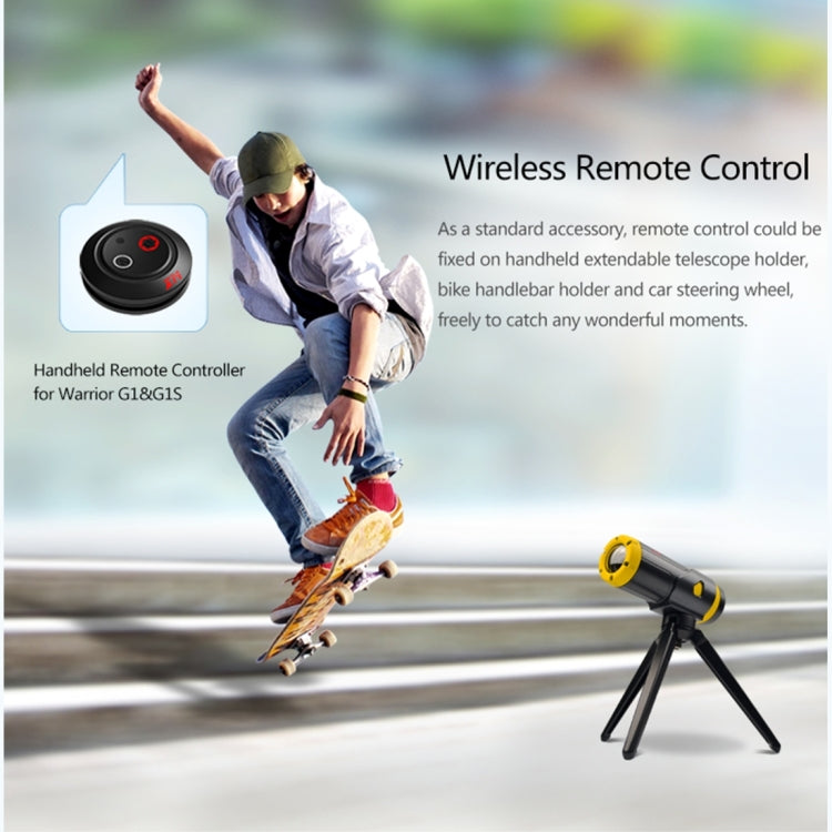 XM Warrior G1S Sony IMX 291 1080P 165 Degrees Wide Angle WiFi Sport 3ATM Waterproof Action Camera with Wireless Remote Controller, Support 32G Micro SD Card & Starlight(Blue)