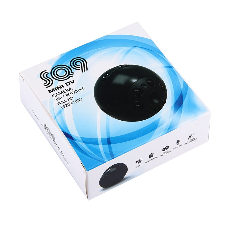 360 Degrees Rotating Full HD 1080P Mini DV Digital Video PC Camera Sport Action Camera Camcorder with Holder & Clip, Support TF Card & TV OUT Connection(Black)