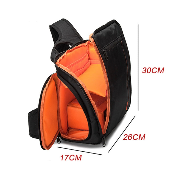 INDEPMAN DL-B011 Portable Scratch-proof Outdoor Sports Sling Shoulder Bag Chest Pack Micro Single Camera Bag Phone Bag for GoPro, SJCAM, Nikon, Canon, Xiaomi Xiaoyi YI, Apple, Samsung, Huawei, Size: 30 x 18 x 26 cm