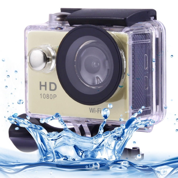 N9 1080P HDMI Waterproof Sport Action Camera Professional Portable 2.0 inch Screen 140 Degrees Wide Angle Lens Support WiFi Function, Water Resistant Depth: 30M