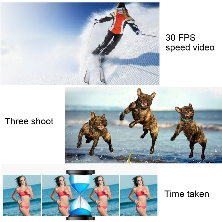 N9 1080P HDMI Waterproof Sport Action Camera Professional Portable 2.0 inch Screen 140 Degrees Wide Angle Lens Support WiFi Function, Water Resistant Depth: 30M